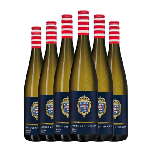 Prinz von Hessen Landgraf Riesling Trocken Rheingau 75 cl Weißwein (Karton mit 6 Flaschen von 75 cl) von Prinz von Hessen