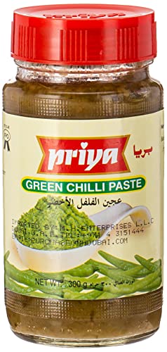 PRIYA FOODS Grüne Chilipaste, 300 g von Priya