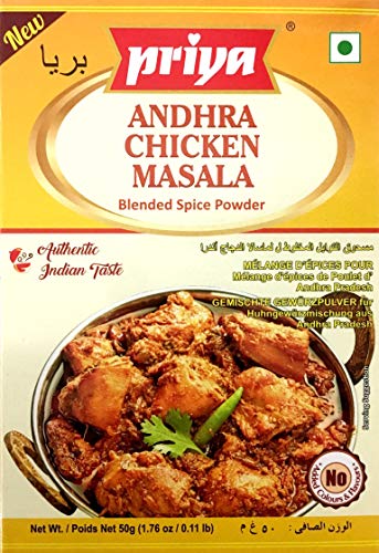 Priya - 50g Andhra Chicken Curry Masala Gewürzmischung von Priya