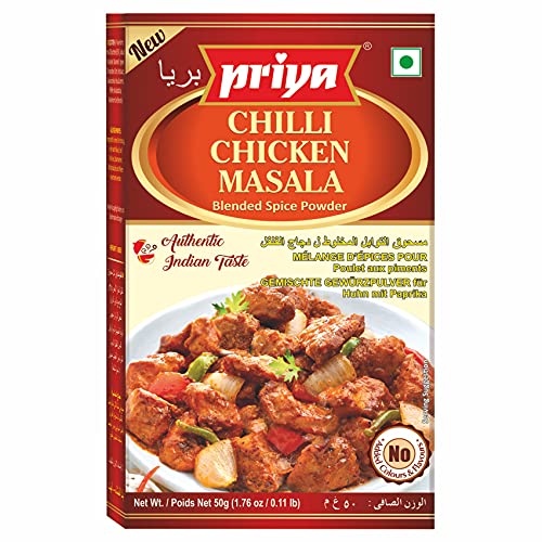 Priya - 50g Huhn Chili Masala Pulver von Priya