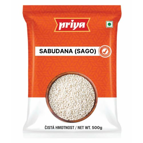 Priya Indische Sago-Perlen / Sabudana Medium (500g) von Priya