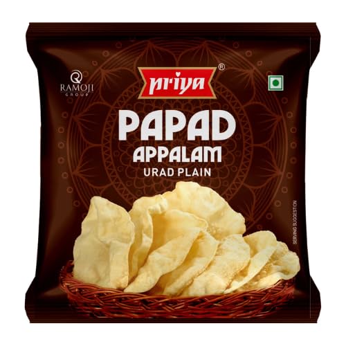 Priya Papad/Papadum - Urid Plain (100g) von Priya