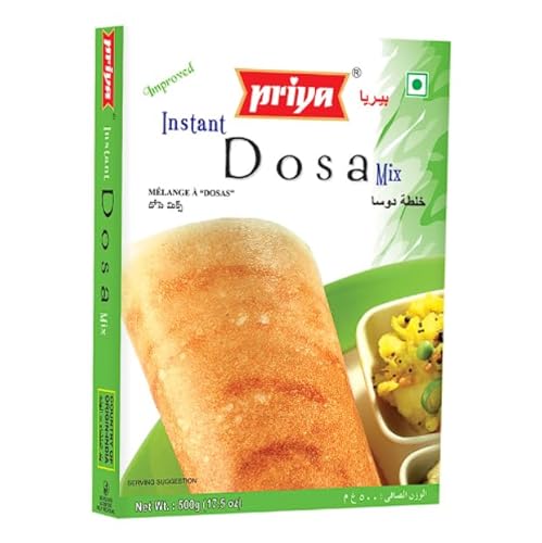 Priyas Instant Dosa Mix: Zaubern Sie in Minuten köstliche Dosas mit Priyas praktischem und schmackhaftem Mix von Priya