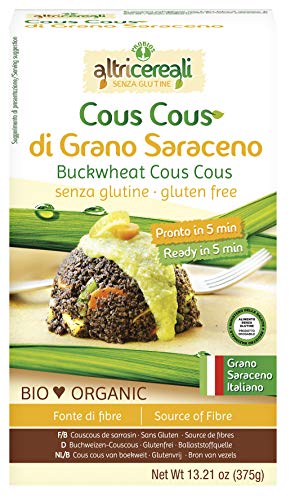 Altricereali Cous Cous Trigo Sarraceno ohne Gluten, 4 Packungen à 1 x 375 g, insgesamt 1500 g von Probios