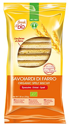 BREAK & BIO Keks mit Dinkel - Savoiardi, 12er Pack (12 x 200 g) von Probios