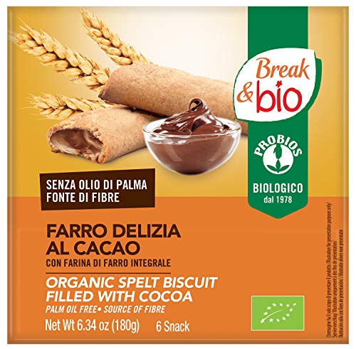 Break & Bio Farro Delizia Al Cacao Biologische 6x30g von Probios