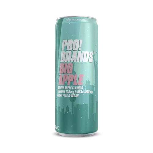 ProBrands - Bcaa-drink (330ml) - BCAA-Getränke - Verbessert die Energie und die Erholung - Apfel von Probrands