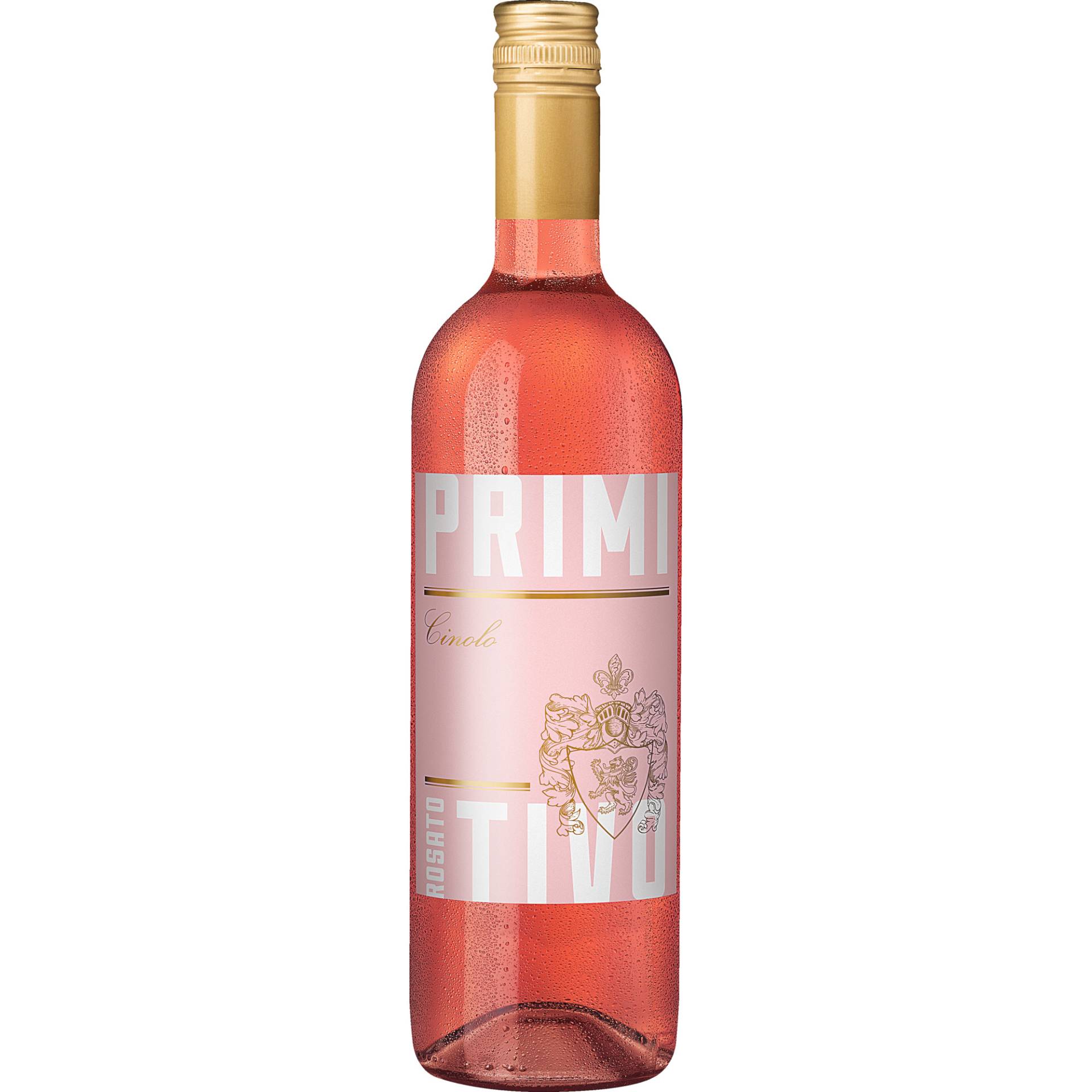 Cinolo Primitivo Rosato, Puglia IGP, Apulien, 2022, Roséwein von Prodotto e Imbottigliato da: I.C.Q.R.F. TA/64 Per Hanseatisches Wein-und Sekt-Kontor Hawesko GmbH, D-22763 Hamburg