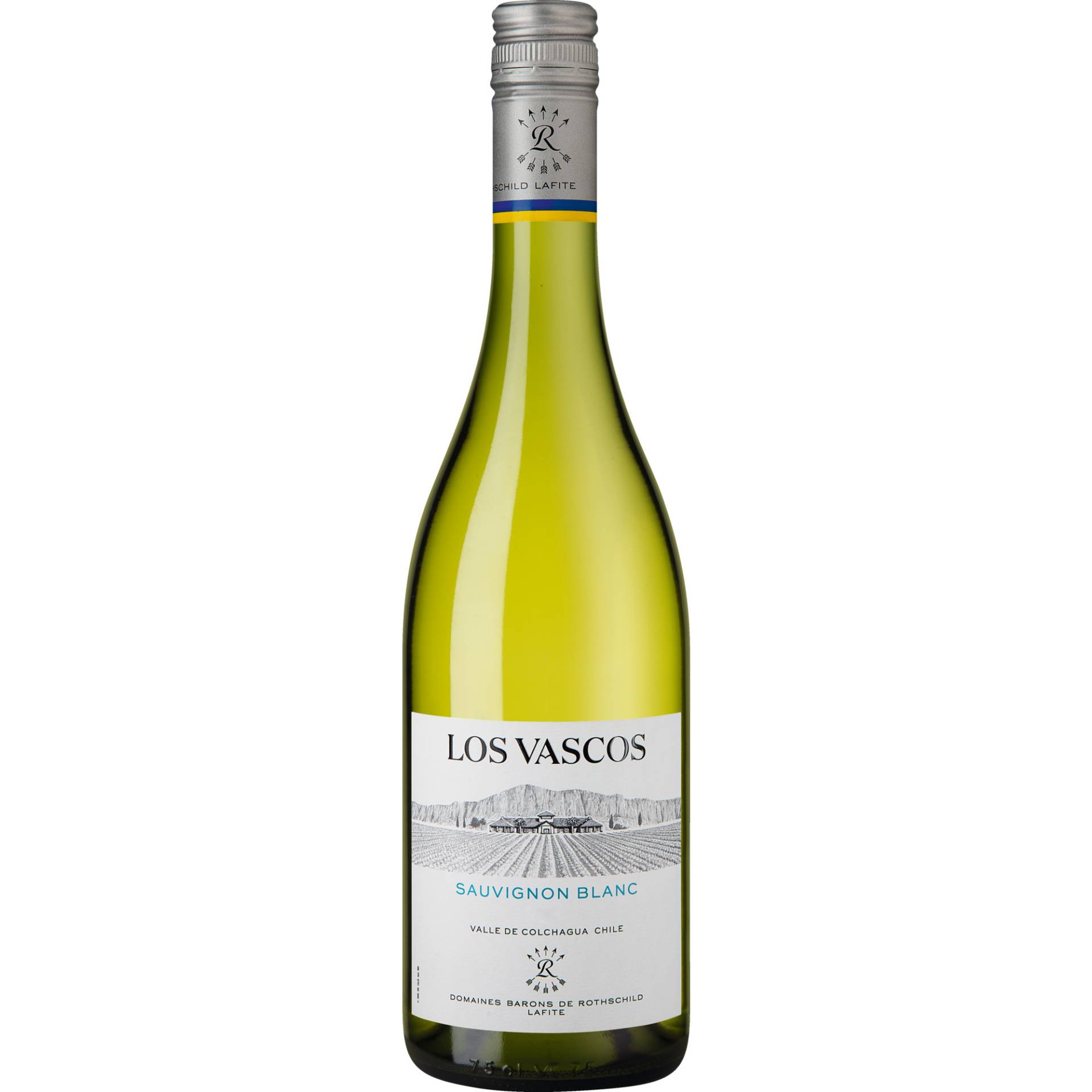 Los Vascos Sauvignon Blanc, Valle de Colchagua, Valle Central, 2022, Weißwein von Produced and bottled by Viña Los Vascos Peralillo - Chle / Hanseatisches Wein- und Sekt- Kontor Hawesko GmbH, Friesenweg 24, D-22763 Hamburg