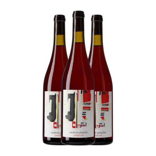 4 Kilos Moteur Pistache Rosé 75 cl Rosé-Wein (Karton mit 3 Flaschen von 75 cl) von Productor 4 Kilos Vinícola