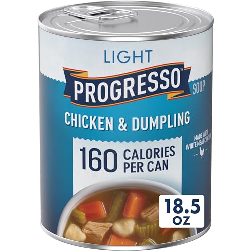 Progresso Leichte Dosensuppe, Hühner- und Knödelsuppe, 524 ml von Progresso