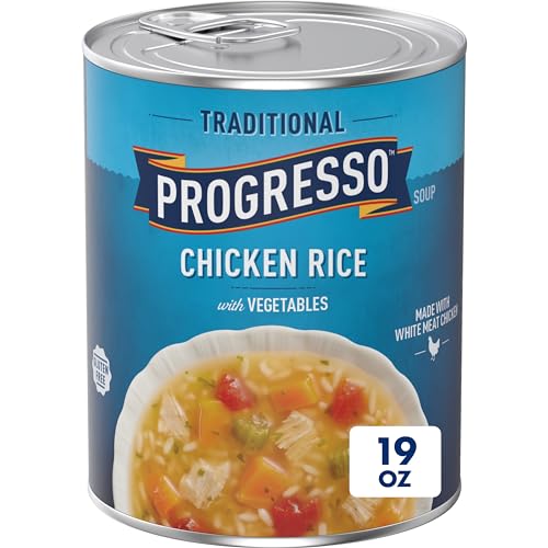 Progresso Traditioneller Hühnerreis mit Gemüse Dosensuppe, 540 ml. von Progresso