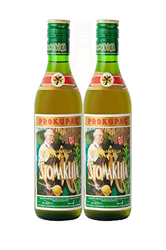 Kräuterschnaps Stomaklija (2x Kräuterschnaps Stomaklija 1L) von Prokupac