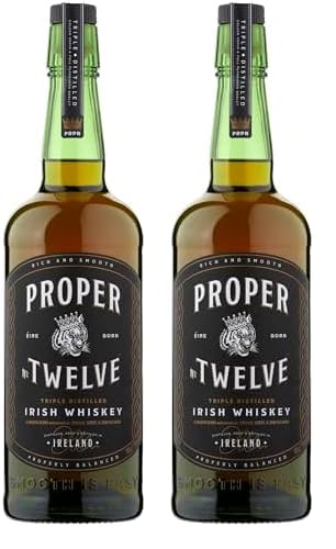 Proper No. Twelve Whiskey 40% vol. (1 x 0,7l) | Triple Distilled Whiskey aus Irland (Packung mit 2) von Proper No. Twelve