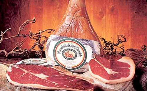 Prosciuttificio Prolongo mind 16 Monate luftgetrockneter Rohschinken Prosciutto di San Daniele DOP natürlich gereift *Premium Qualität* ohne Knochen - ''Gambero Rosso'' Preisgekrönt (1,1Kg) von Prosciuttificio Prolongo