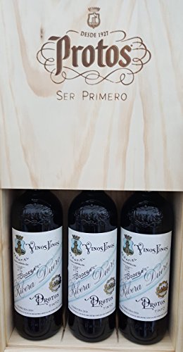 3x 0,75l - Bodegas Protos - Protos' 27 - Tinto - Ribera del Duero D.O.P. - Spanien - Rotwein trocken von Protos