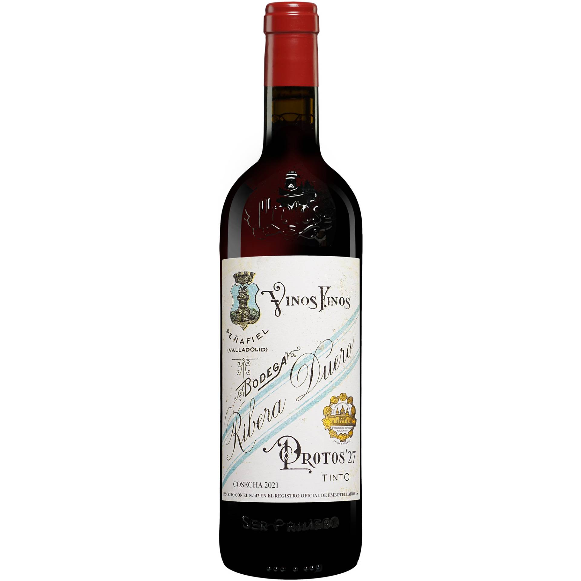 Protos P27 2021  0.75L 15% Vol. Rotwein Trocken aus Spanien von Protos