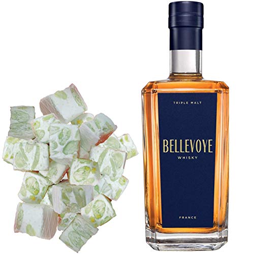 Bellevoye-Sortiment - Bleu Whisky & 150 g zarte weiße Nougadets - Jonquier Deux Frères von Wine And More