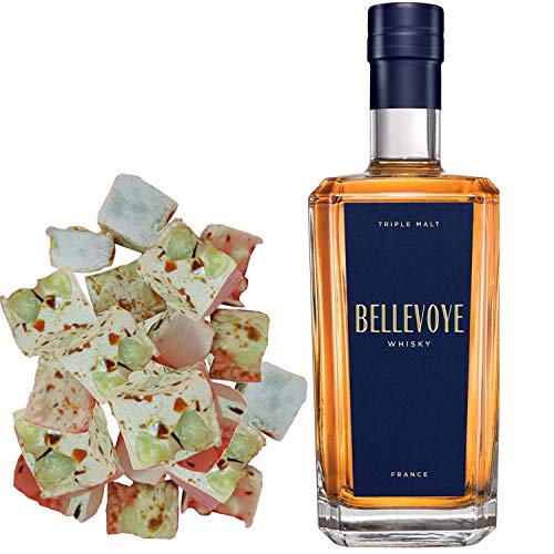 Bellevoye Sortiment - Bleu Whisky & 150g Karamell Nougadets - Jonquier Deux Frères von Wine And More