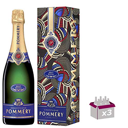 Champagner Pommery - Brut Royal - In 3 * 75cl Geschenkbox von Wine And More