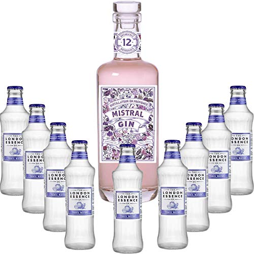 Gintonic - Gin Terre de Mistral + 40 ° 9London Essence "Grapefruit & Rosmarin" - (70cl 20cl * + 9) von Wine And More