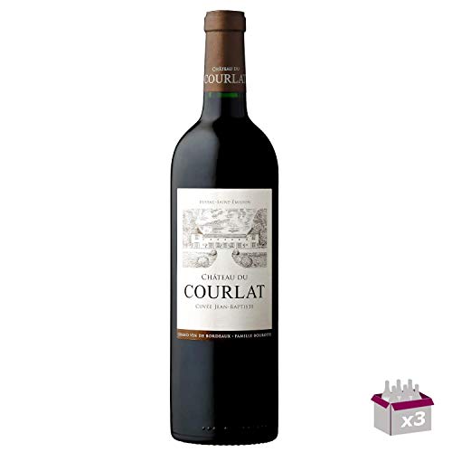 Hauswein Courlat Jean Baptiste - Lussac St Emilion 2014- rot -3x75 cl von Wine And More