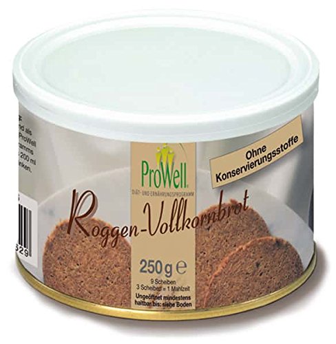 ProWell Diät- und Ernährungsprogramm - Roggen-Vollkornbrot kalorienreduziert - 250 g (9 Scheiben = 3 Portionen) von BFYSYO