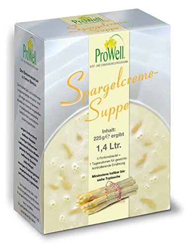 ProWell Diät- und Ernährungsprogramm - Spargelcremesuppe - 225 g (5 Portionen) von Prowell