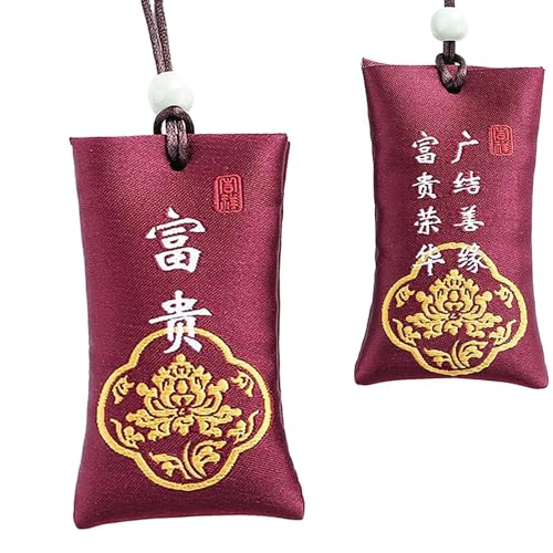 Proypiax Buddhistischer spiritueller Salzbeutel, klassischer chinesischer Talisman - Spiritueller Salzbeutel aus China | Klassischer chinesischer Talisman und buddhistische Halskette für Hoffnung und von Proypiax