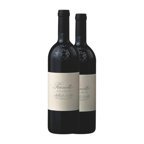 Prunotto Occhetti Nebbiolo Nebbiolo d'Alba 75 cl Rotwein (Karton mit 2 Flaschen von 75 cl) von Prunotto