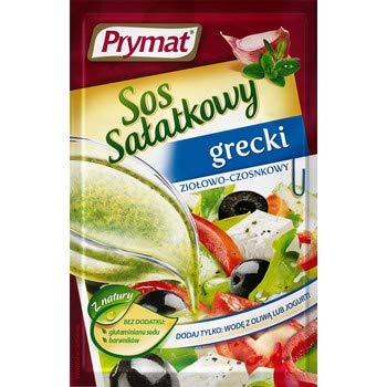 PRYMAT Sos salatkowy grecki 9g. / Sauce grecgue / von Prymat