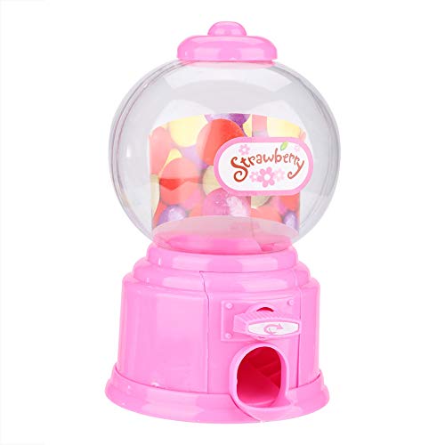 Pssopp Kaugummiautomat, Bonbonmaschine Kunststoff Bubble Gumball Dispenser für Mädchen(Rosa) von Pssopp