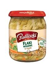 PUDLISZKI Zupa Flaki wolowe w rosole 500g / Tripes de veaux au pot au feux von Pudliszki