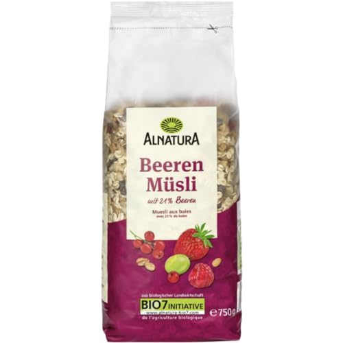 Alnatura Beeren Müsli Cornflakes Toppas Cerealien 750 gramm von Pufai