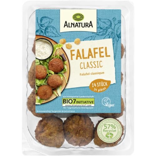 Alnatura Falafel 14 Stück pro Packung Teigwaren Snack Anlasser Gebäck 160 g von Pufai