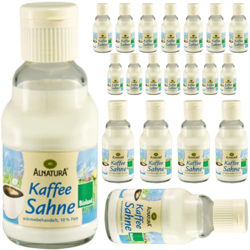 Alnatura Kaffeesahne 10% Fett 165 Gramm x 20 Packungen von Pufai