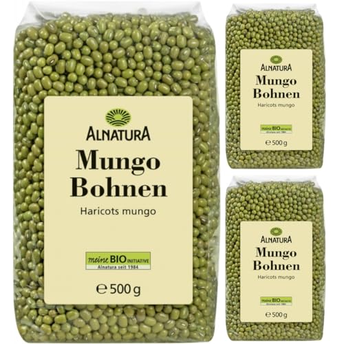 Alnatura Mungobohnen 500 Gramm x 3 STÜCK von Pufai