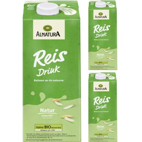 Alnatura Reis Drink ungesüßt 1000 milliliter x 3 Stück von Pufai