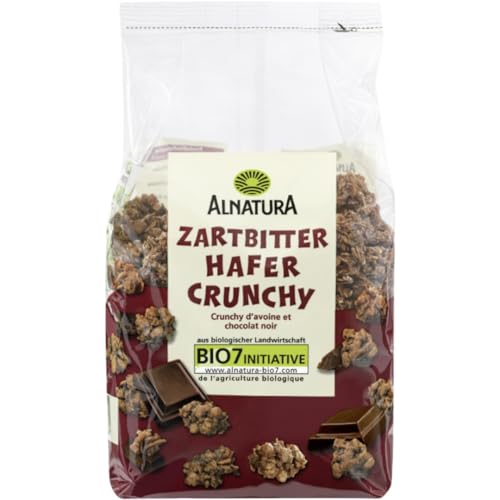 Alnatura Zartbitter Hafer Crunchy Muesli Cornflakes Cerealien 375 gramm von Pufai