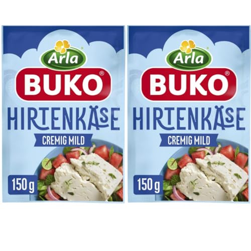 Arla Buko Hirtenkäse 150 gramm x 2 STÜCK [Frischegarantie] von Pufai