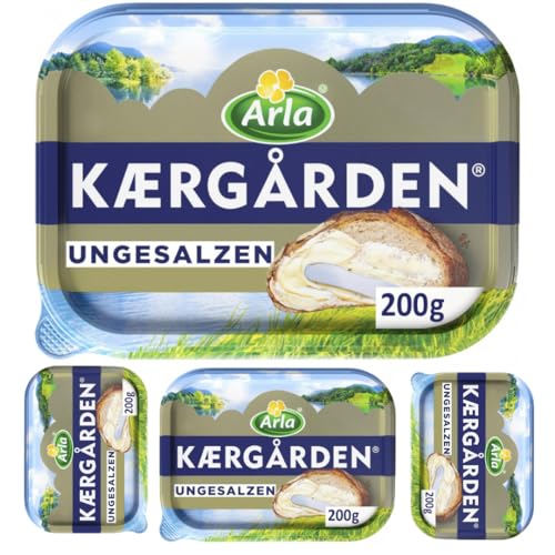 Arla Kaergarden Butter ungesalzen 200 gramm x 4 STÜCK [Frischegarantie] von Pufai