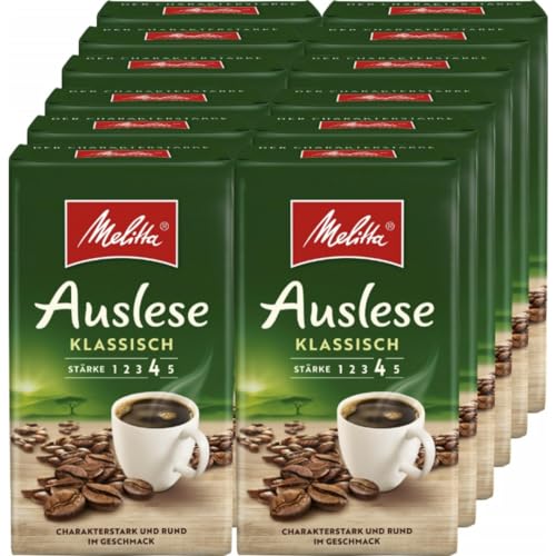 Auslese Kaffee klassisch Coffee Kaffee 500 gramm x 12 Stück von Pufai