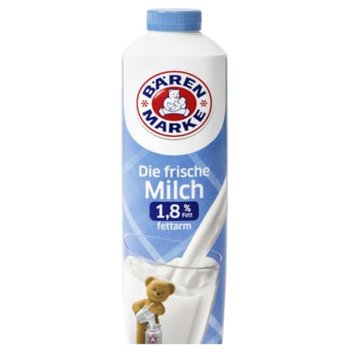 Bärenmarke Die frische Milch fettarm 1,8% 1 l [Frischegarantie] von Pufai