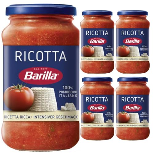 Barilla Nudelsauce Ricotta Soße Pasta-Sauce 400 gramm x 5 STÜCK von Pufai