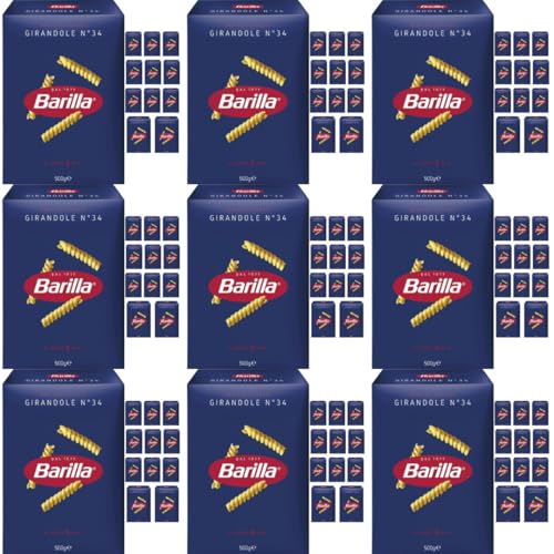 Barilla Pasta Nudeln Girandole No 34 500 gramm x 60 Stück von Pufai