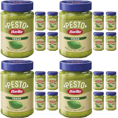 Barilla Pesto Basilico Vegan pasta sauce Soße 195 gramm x 20 STÜCK von Pufai