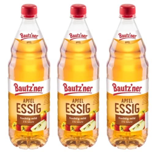 Bautz´ ner Apfelessig 1.000ml x 3 Stück von Pufai