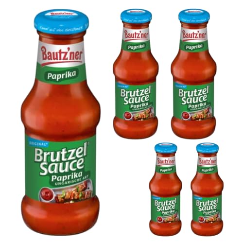 Bautz´ ner Brutzel Sauce Paprika 250ml x 5 stück von Pufai