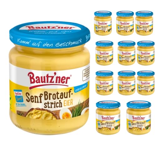 Bautz´ ner Senf-Brotaufstrich Eier 200ml x 12 Stück von Pufai