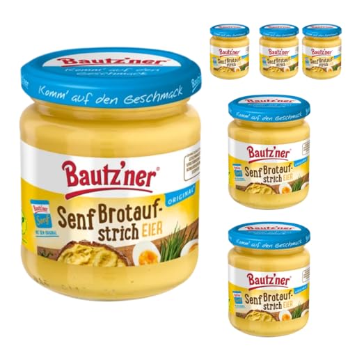 Bautz´ ner Senf-Brotaufstrich Eier 200ml x 6 Stück von Pufai